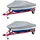 vidaXL Bootspersenninge 2 Stk. Grau Länge 488-564 cm Breite 239 cm