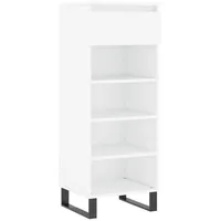 VidaXL Schuhregal Schuhschrank Weiß 40x36x105 cm Holzwerkstoff, 1-tlg. -