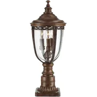 Elstead Lighting Sockelleuchte Aluminium H:55,2 Ø:21,6 E14 3er Set bronze
