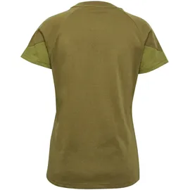 hummel T-Shirt Damen - Military Olive - XS