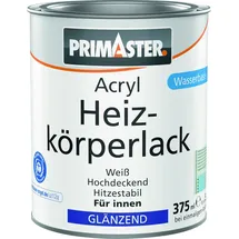Primaster Acryl Heizkörperlack weiß glänzend 0,375 l