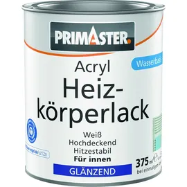 Primaster Acryl Heizkörperlack weiß glänzend 0,375 l