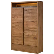 MASSIVMOEBEL24.DE Kleiderschrank Montreux Lux 120 x 190 x 42 cm Beige