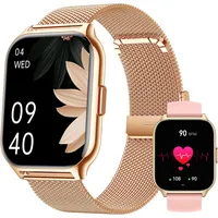 Smartwatch Damen Frauen mit Telefonfunktion Armbanduhr Sportuhr Fitnessuhr