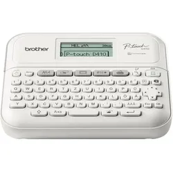 Brother Beschriftungsgerät P-touch D410, weiß, QWERTZ-Tastatur, USB-Schnittstelle