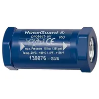 Riegler 139079-2222.10 Schlauchbruchsicherung »Hose Guard«, Alu/Alu, G 1 IG/IG,