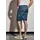 STREET ONE MEN, Herren, Gr. 31, blau (ocean blau), Web, 98% Baumwolle, 2% Elasthan, unifarben, regular fit kurz, Hosen Shorts, aus Baumwolle mit Stretchanteil