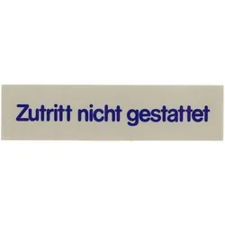 Contacto Schild ZUTRITT NICHT GESTATTET