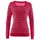Inspirationen Strickpullover rot/weiß 40
