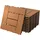 ECD Germany WPC Terrassenfliesen Hellbraun 30 x 30 cm 22 St.