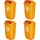 BRB-Lagertechnik Abfallbehälter 50 l 4-tlg. orange