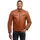 Helstons Rocker Lederjacke Braun M