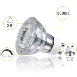 Sweet Led Aufbaustrahler 1er Aluminium eckig dimmbar warmweiß