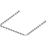 Keuco Duschvorhangstange U-Form 100 x 100 x 100 cm schwarzgrau