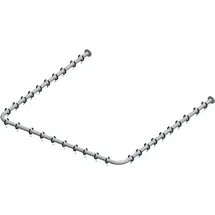 Keuco Duschvorhangstange U-Form 100 x 100 x 100 cm schwarzgrau