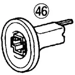 Panasonic Ersatzteil EY 3654 NR. 46 Rack Knop Zahnstangenhalterung