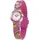 Hip Hop Süßigkeiten Uhr 28 mm Silikongehäuse Pink Silikonarmband