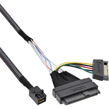 InLine U.2 Anschlusskabel, SSD mit U.2 (SFF-8639) an SFF-8643 + Strom, 0,5m