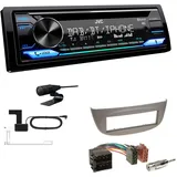 JVC CD-Receiver Autoradio DAB+ Bluetooth für Renault Wind hellgrau