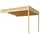 Weka Gartenhaus-Anbaudach 300 x 300 cm Beige