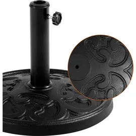 Yaheetech Schirmständer Metall bis 48 mm Bronze