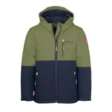 TROLLKIDS Kids Hemsedal Snow Jacket XT 164, Moss/Blue - 164