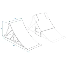 PRO PLUS Unterlegkeil Kunststoff mit Halter