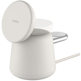 Belkin BoostCharge Pro Kabellose 2-in-1-Ladestation mit MagSafe (15W) Sand (WIZ020vfH37)