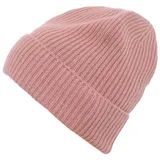 Zwillingsherz Kaschmir-Beanie in Rosa