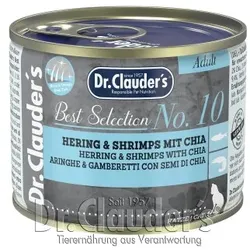 Dr. Clauder's Best Selection No 10 Hering & Shrimps mit Chia 12x200 g