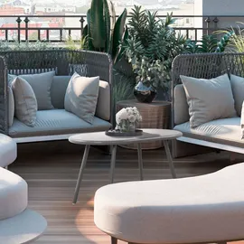 CLP Couchtisch Velva dunkelgrau