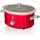 Swan Retro 3,5L, Antihaft-Keramisches PFOA- und PTFE-freies, Vintage, SF17021RNEU, Rot