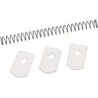 Leifheit Ersatzteil-Set 37202, 3 Abstreifgummis und Feder