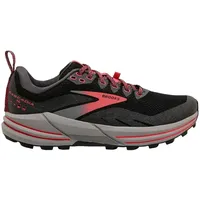 Brooks Cascadia 16 GTX Damen black/blackened pearl/coral 38