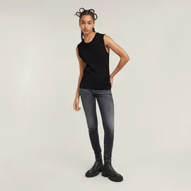 G-Star 3301 Skinny Jeans Faded Black Magnet 26 30