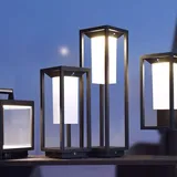 Deko-Light Außenstandleuchte Aluminium 34,0 cm inkl. Bewegungsmelder dunkelgrau