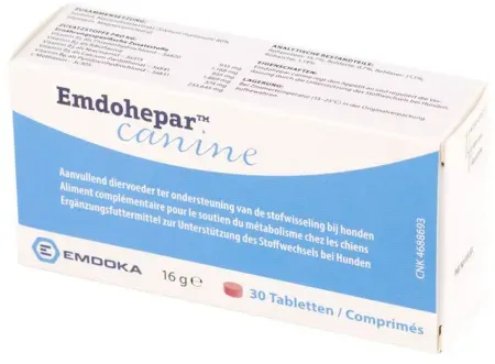Emdohepar Canine 30 Überzogene Tabletten