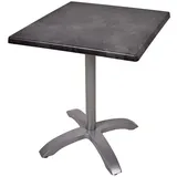 deluke Bistrotisch 70 x 66 x 70 cm Schwarz