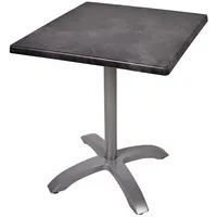 deluke Bistrotisch 70 x 66 x 70 cm Schwarz