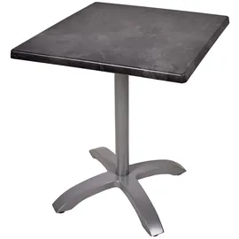 deluke Bistrotisch 70 x 66 x 70 cm Schwarz