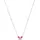 Prinzessin Lillifee Kette mit Anhänger Schmetterling rosa/weiß Silber 925