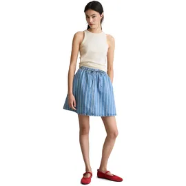 Marc O'Polo Mini-Jeansrock Damen Gestreift Blau M