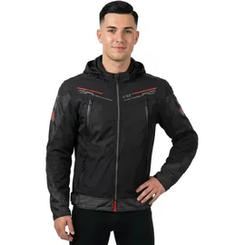 LS2 Zirconium Jacke Schwarz / Rot Herren Gr.xl
