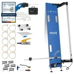 BAUTEC Styroporschneider GAZELLE 2.1 + STYROCUTTER 250W (Dauerbetrieb) » 10 Schneidedrähte, Schleifbrett, Klingenset