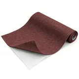 LOMUG Selbstklebender Filz Braun 3 mm, 30 × 150 cm, Filzstoff zum Kleben für Kofferraum, Camper, Möbel, Stuhlbeine, Schubladen & DIY