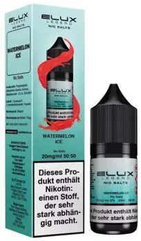 Watermelon Ice NicSalt Liquid by Elux 10ml / 10mg