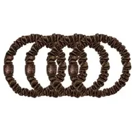 Slip Pure Silk Back To Basics Skinny Scrunchies Dark Brown Haargummi