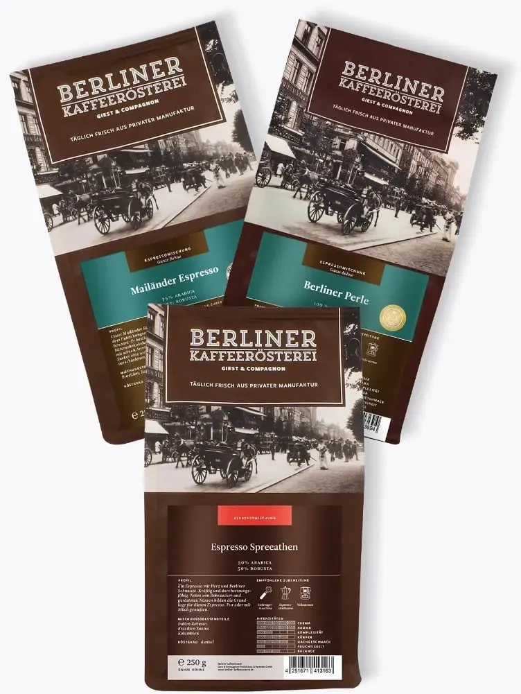 Berliner Kaffeerösterei Probierpaket 750g