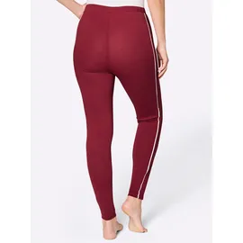 Feel Good WITT WEIDEN Leggings in kirsche-weiß | Gr.: 44/46,