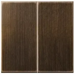 Jung  Steuertaste Standard 2fach (Messing antik)